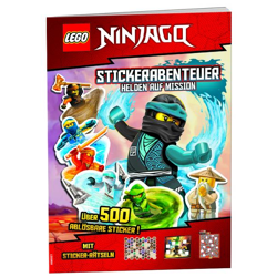 LEGO® NINJAGO® – Stickerabenteuer - Helden auf Mission