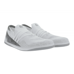 minimalistische GROUNDIES Barfußschuhe Osaka Herren Low-Top Sneaker mit TrueSense Sohle Schnür-Schuhe GND-280262-02 Weiß/Grau
