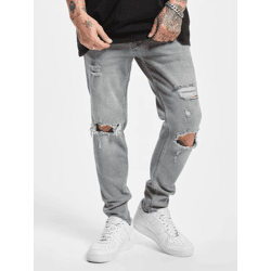 moderne 2Y Premium Herren Jeans Stretch mit Baumwolle Grau