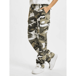Modern Brandit Women's Jeans with Drawstring Pockets in Cotton Camouflage
