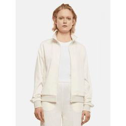 moderne Urban Classics Damen Jacke Reißverschluss Taschen 280 g/m² Ecru-Weiß