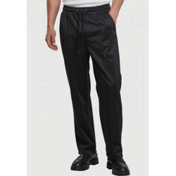 moderne Urban Classics Herren Track-Hose Kordelzug gesteppt 250 g/m² Schwarz