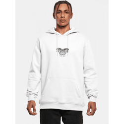moderner Mister Tee Herren Hoodie Kapuze 300 g/m² mit Baumwolle Weiß