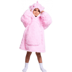 Noxxiez - kuscheliger Hoodie 3 bis 6 Jahre - Einhorn
