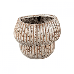 PTMD Blumentopf Colby, braun, 12 cm