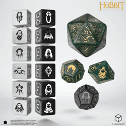 Q Workshop - Der Hobbit: TCG Würfelset: Verdant Grove (16 Würfel)