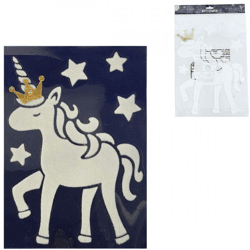 Raamsticker eenhoorn 40 cm