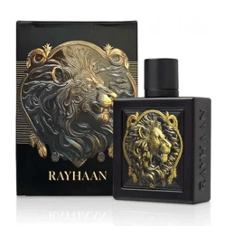 Rayhaan Lion Herren Eau de Parfum süß-würziger Duft mit frischen und warmen Noten Parfüm 100ml Schwarz
