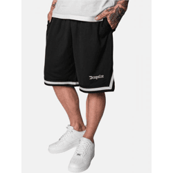 sommerliche Dropsize Herren Shorts Schwarz