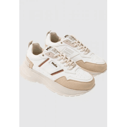 sportliche MoEa Unisex Sneaker Weiß