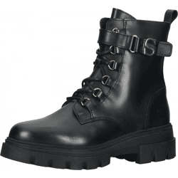 Sportliche SCAPA Stiefelette Schnürschuhe für Damen 21/6684 900 Schwarz
