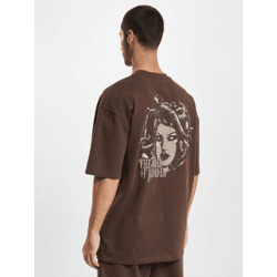sportliches DEF Herren T-Shirt mit Baumwolle Braun