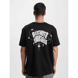 sportliches DEF Herren T-Shirt Oversize 240 g/m² mit Baumwolle Schwarz