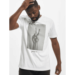 sportliches Mister Tee Herren T-Shirt 180 g/m² mit Baumwolle Weiß
