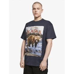 sportliches Mister Tee Herren T-Shirt Oversize 240 g/m² mit Baumwolle Navy
