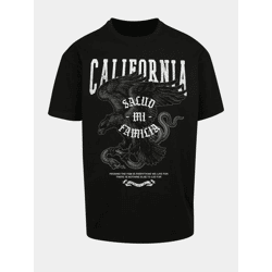 sportliches Mister Tee Herren T-Shirt Oversize 240 g/m² mit Baumwolle Schwarz