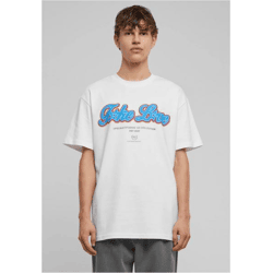 sportliches Mister Tee Herren T-Shirt Oversize 240 g/m² mit Baumwolle Weiß