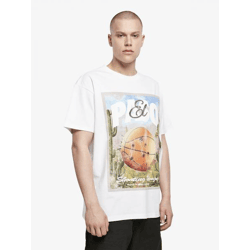 sportliches Mister Tee Unisex T-Shirt 240 g/m² mit Baumwolle Weiß