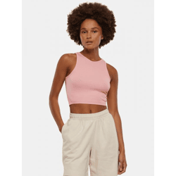 sportliches Urban Classics Damen T-Shirt Stretch 180 g/m² mit Baumwolle Rosa