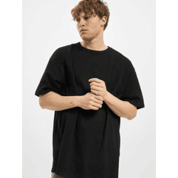 sportliches URBAN CLASSICS Herren T-Shirt 180 g/m² mit Baumwolle Schwarz