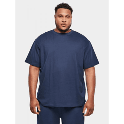 sportliches URBAN CLASSICS Herren T-Shirt 240 g/m² mit Baumwolle Navy