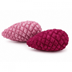 Image Jingle Pinecone fuchsia/pink 13 cm 2 assorted