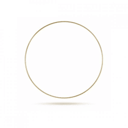 Stern Fabrik decoratie ring goudkleurig 18 cm