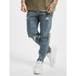 stylische 2Y Premium Herren Jeans Slim Fit Taschen mit Baumwolle Blau