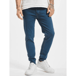 stylische 2Y Premium Herren Jeans Stretch Reißverschluss Skinny Fit mit Baumwolle Blau