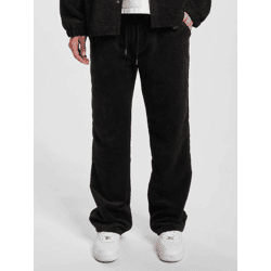 stylische DEF Herren Jeans Kordelzug Taschen Schwarz