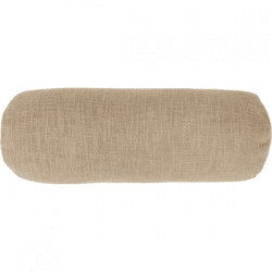 Tiseco Nackenkissen Baumwolle Slub sand 15 x 45 cm