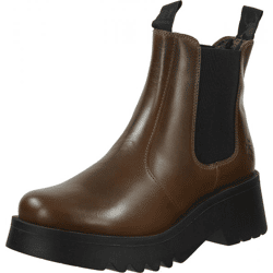 Trendige FLY London Stiefelette Schlupfschuhe für Damen P144789 005 Braun
