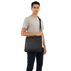 Umhänge-Tasche Messengerbag Laptop-Tasche Schulter-Tasche 37 x 32 x 4 cm 13-14 Zoll Schwarz