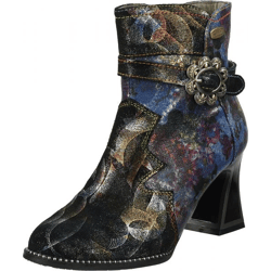 Vielseitige Laura Vita Stiefelette Stiefelette für Damen JACBO 13 Bleu Blau