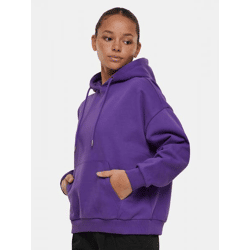 weicher Urban Classics Damen Hoodie Kordelzug Kapuze 500 g/m² mit Baumwolle Violett