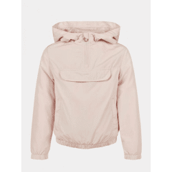 weicher Urban Classics Unisex Pullover Reißverschluss Kapuze 68 g/m² Rosa