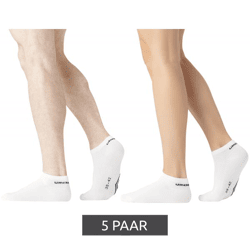 5 Paar umbro Sport Socks Sneaker-Socken für Damen und Herren Strümpfe Oeko-Tex Standard 100 UMG/1/TC5/FX6 Weiß