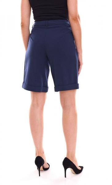 AjC Damen Anzug-Shorts kurze Hose Mode-Bermuda 58806465 Dunkelblau