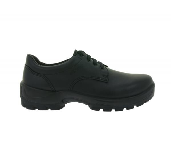 Alpina Kapla Damen & Herren Arbeits-Schuhe mit herausnehmbarer Sohle Sicherheits-Schuhe Echtleder-Schuhe 69012 Schwarz