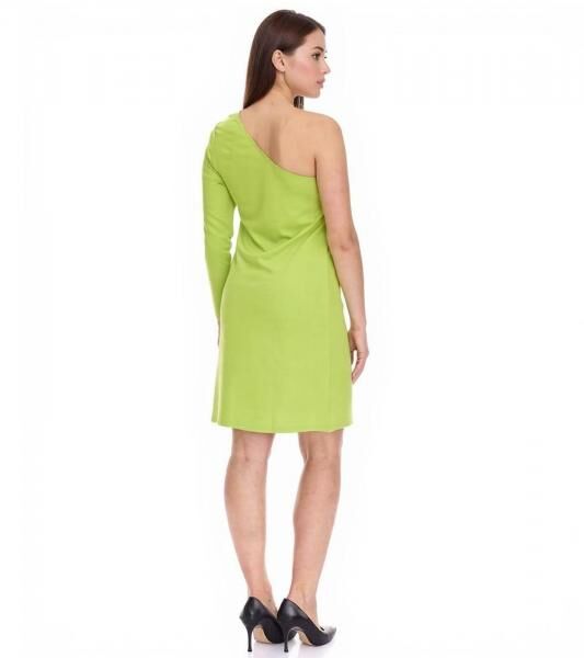 Aniston CASUAL Damen Sommer-Kleid modisches One-Shoulder-Kleid Mini-Kleid 71366612 Gr&uuml;n