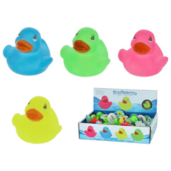 Badeente, Glow in the Dark, 4/s, ca. 3cmH