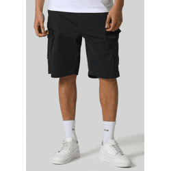 Comfortable 883Police Men's Stretch Shorts with Cotton, Black