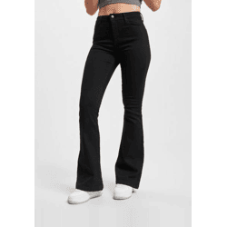 bequeme DEF Damen Jeans Stretch mit Baumwolle Schwarz