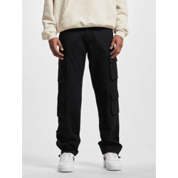 Comfortable DEF Men's Stretch Jeans, 181 g/m², with Cotton, Black