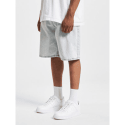 Comfortable DEF Men's Denim Shorts with Cotton, Light Blue
