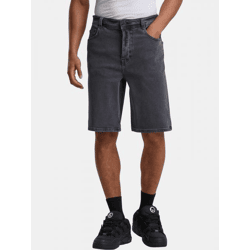 bequeme Homeboy Herren Shorts Stretch Reißverschluss gesteppt mit Baumwolle Anthrazit