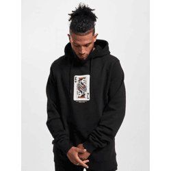 Comfortable Cayler & Sons Men's Hoodie with Large Hood and Drawstring, 320 g/m², Cotton Blend, Black