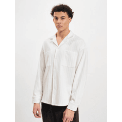 Comfortable DEF Men's Stretch Polo Shirt with Pockets, Cotton, Beige