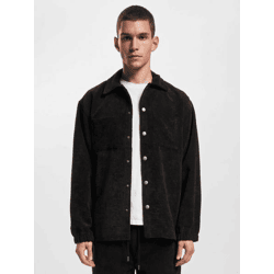 Comfortable DEF Men's Polo Shirt with Pockets, Black