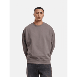 Comfortable DEF Men's Cotton Sweatshirt in Gray